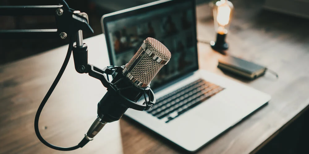 Professional podcasting equipment