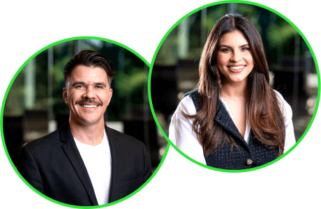 Disrupt pr co founders headshots.