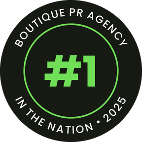 #1 Boutique PR Agency in the Nation, 2025